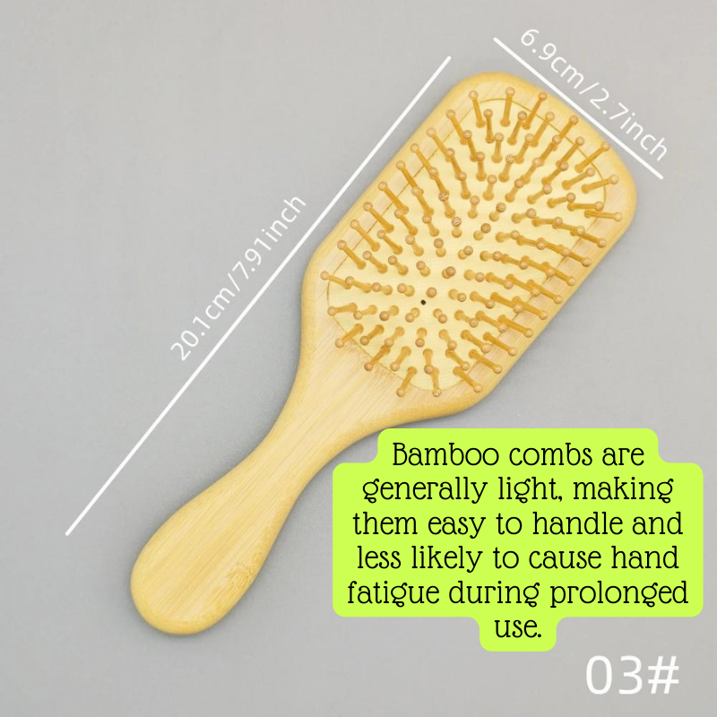 Wood Bamboo Hairbrush