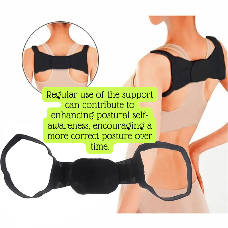 Unisex Adjustable Back Brace Support Invisible Shoulder Posture Corrector