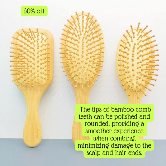 Wood Bamboo Hairbrush