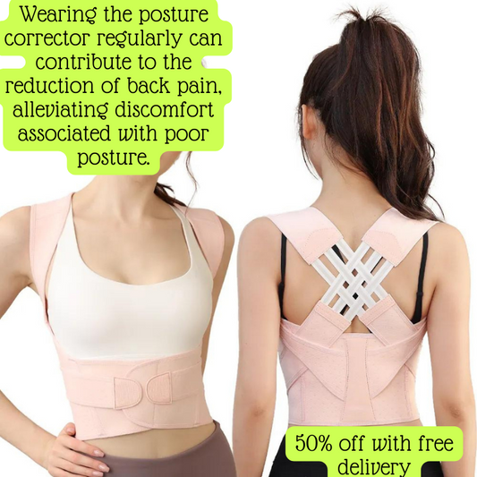 Back Posture Corrector NUDE AND PINK