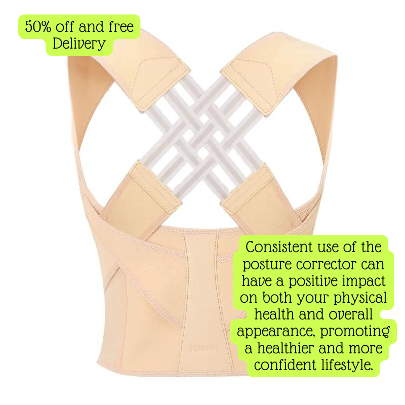 Back Posture Corrector NUDE AND PINK